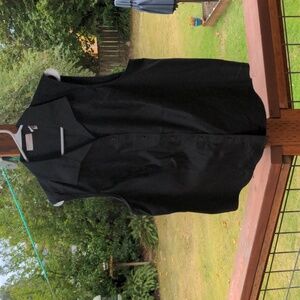 Chico's black sleeveless button down, size 3